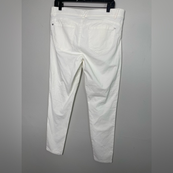 Democracy Ab Solution Ultra Soft Corduroy Slim Jeans in Blanched Almond Sz 14 - Picture 6 of 10